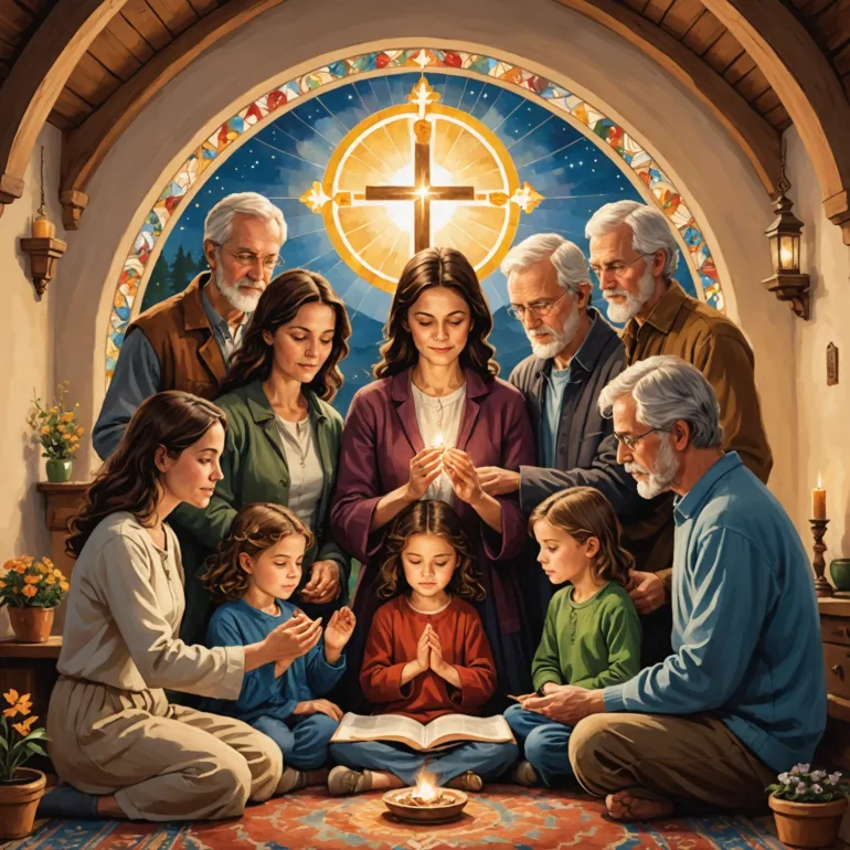 Молитва о мире в семье: Сильные молитвы о семейном мире как источник гармонии